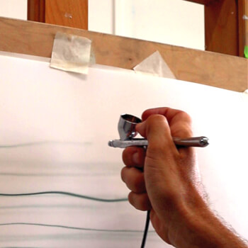 Step 3 - Start using the airbrush