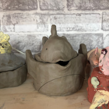 Clay sculptures