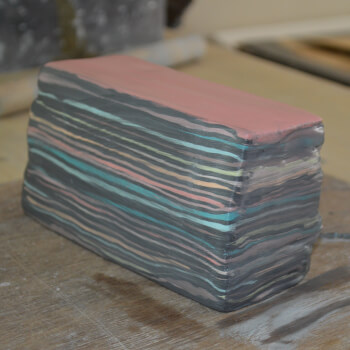 To make a block of clay