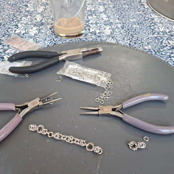 Using Rings and pliers 