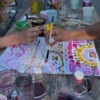 Start painting on your watercolour paper