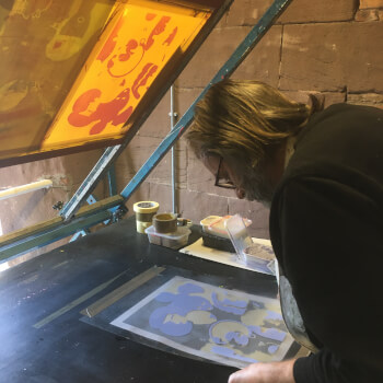 Learn how screen printing works