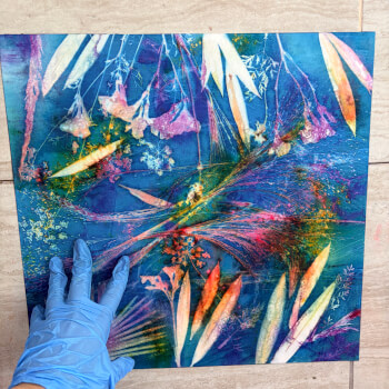 Drying the print 