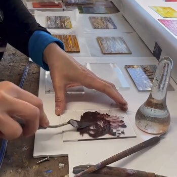 Mix and Blend Your Glass Paints