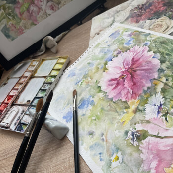 Watercolor Session 3:00pm to 4:30pm