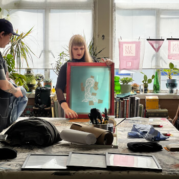 Intro to screen printing and demo