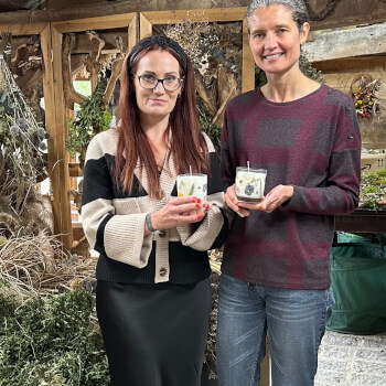 Your finished Botanical Candle