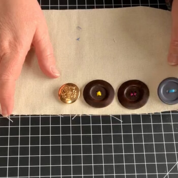 How to sew on a button