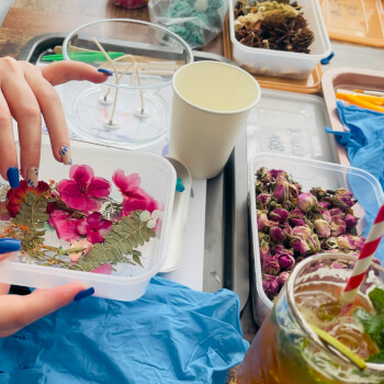 Choose Your Botanicals & Wax decorations