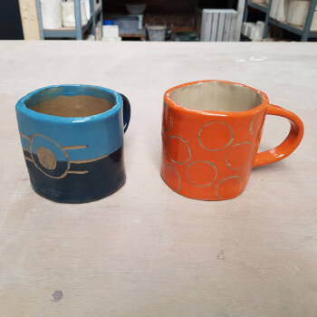 Finished mugs!
