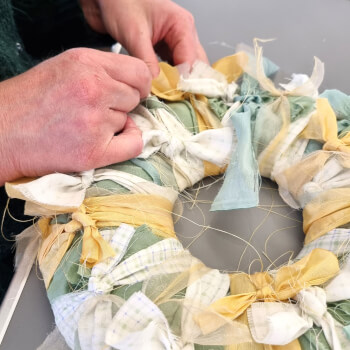 Rag Wreath
