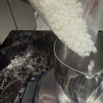 Weighting the wax