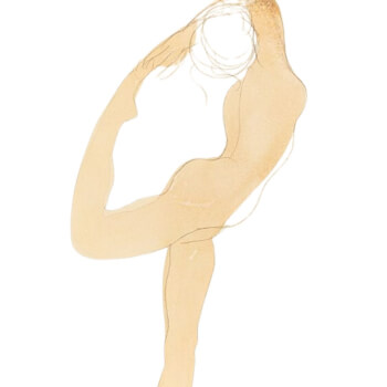 Paint and cut out of silhouette of model