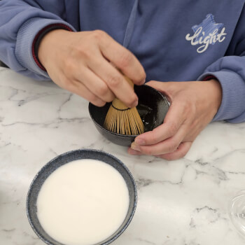 Prepare Matcha Basque first