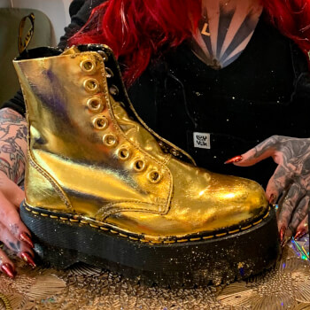 Leave with a wearable work of art
