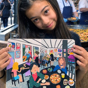 Sketch People at Borough Market
