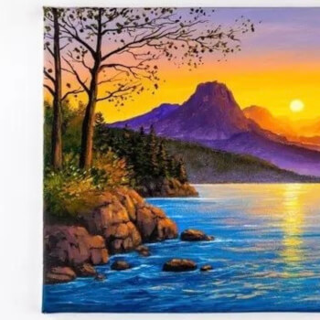 3. Add the sun and reflections