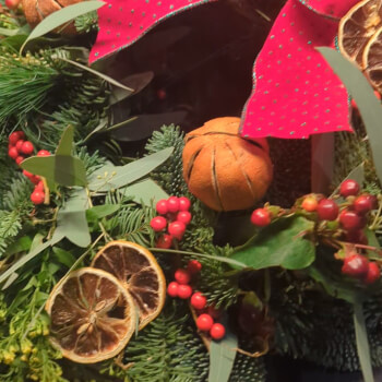 Attach Christmassy embellishments