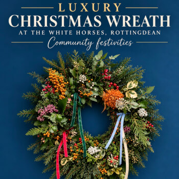 Take home a bespoke, luxury wreath