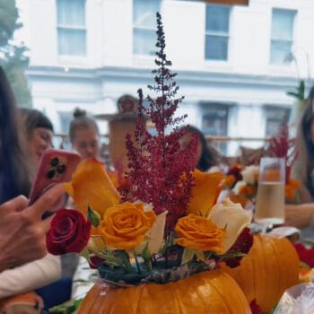 A beautiful pumpkin bouquet!