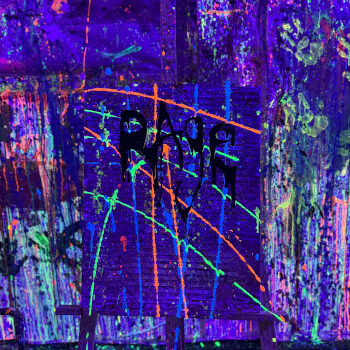 Paint under UV light