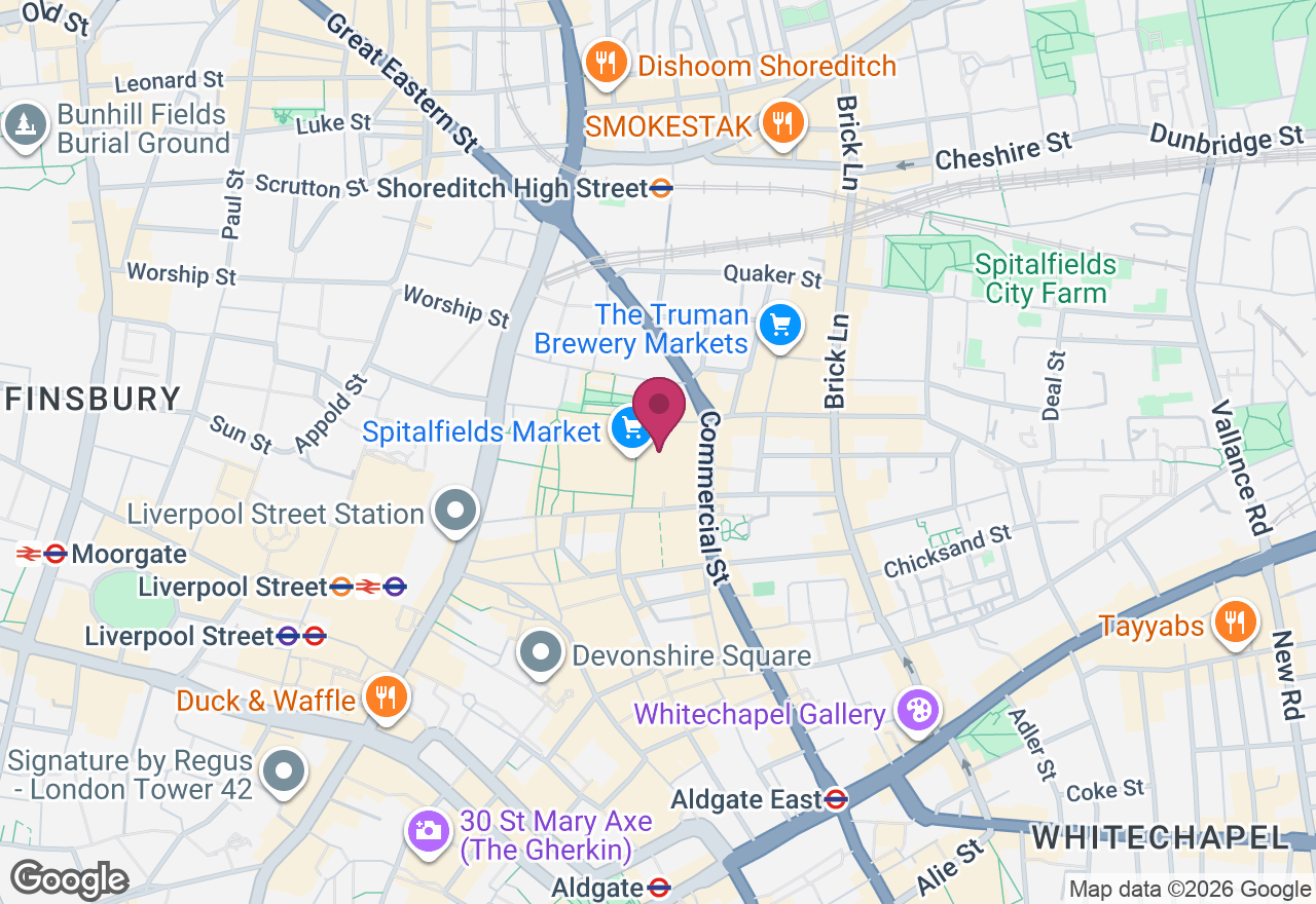 Old Spitalfields Market Christmas Club location