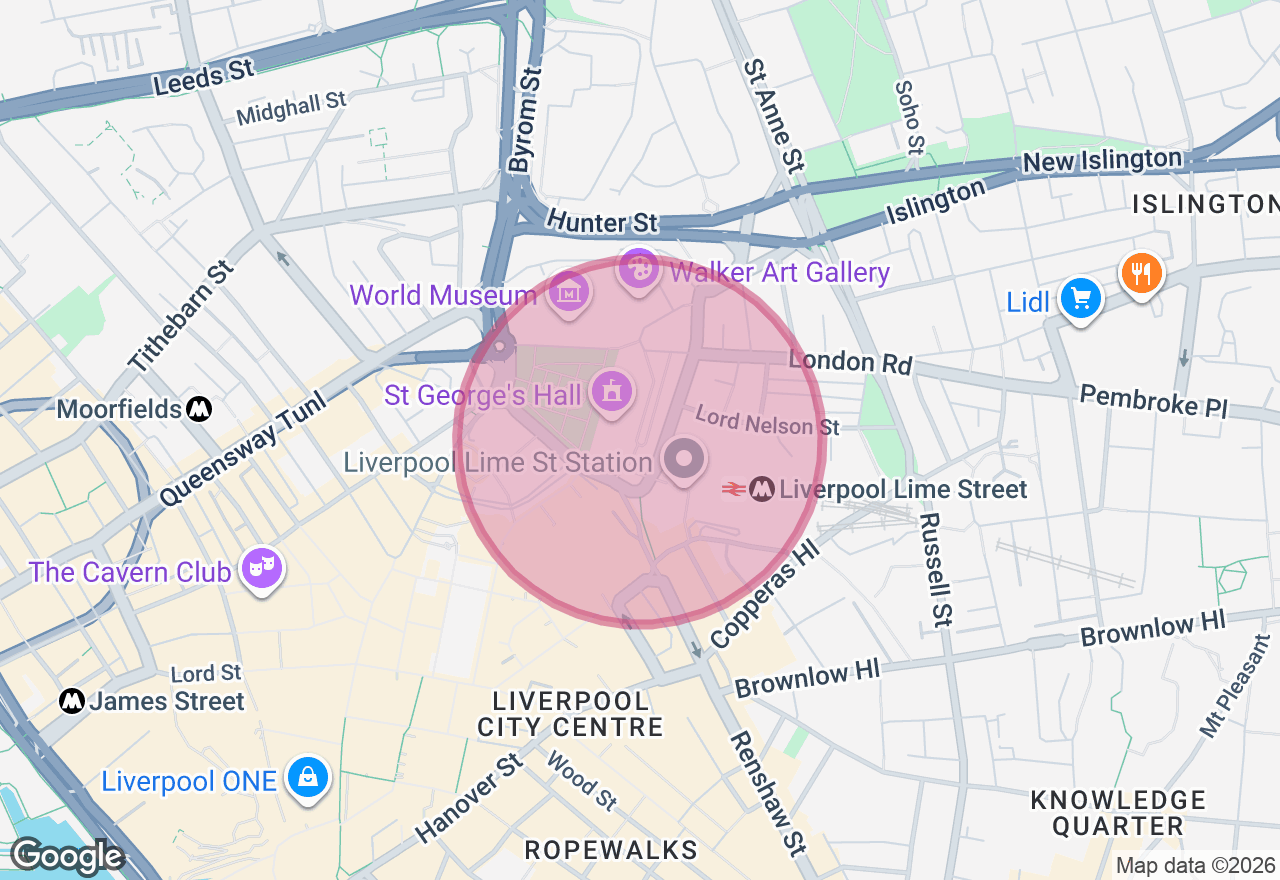 Walk and Draw Liverpool Tour location