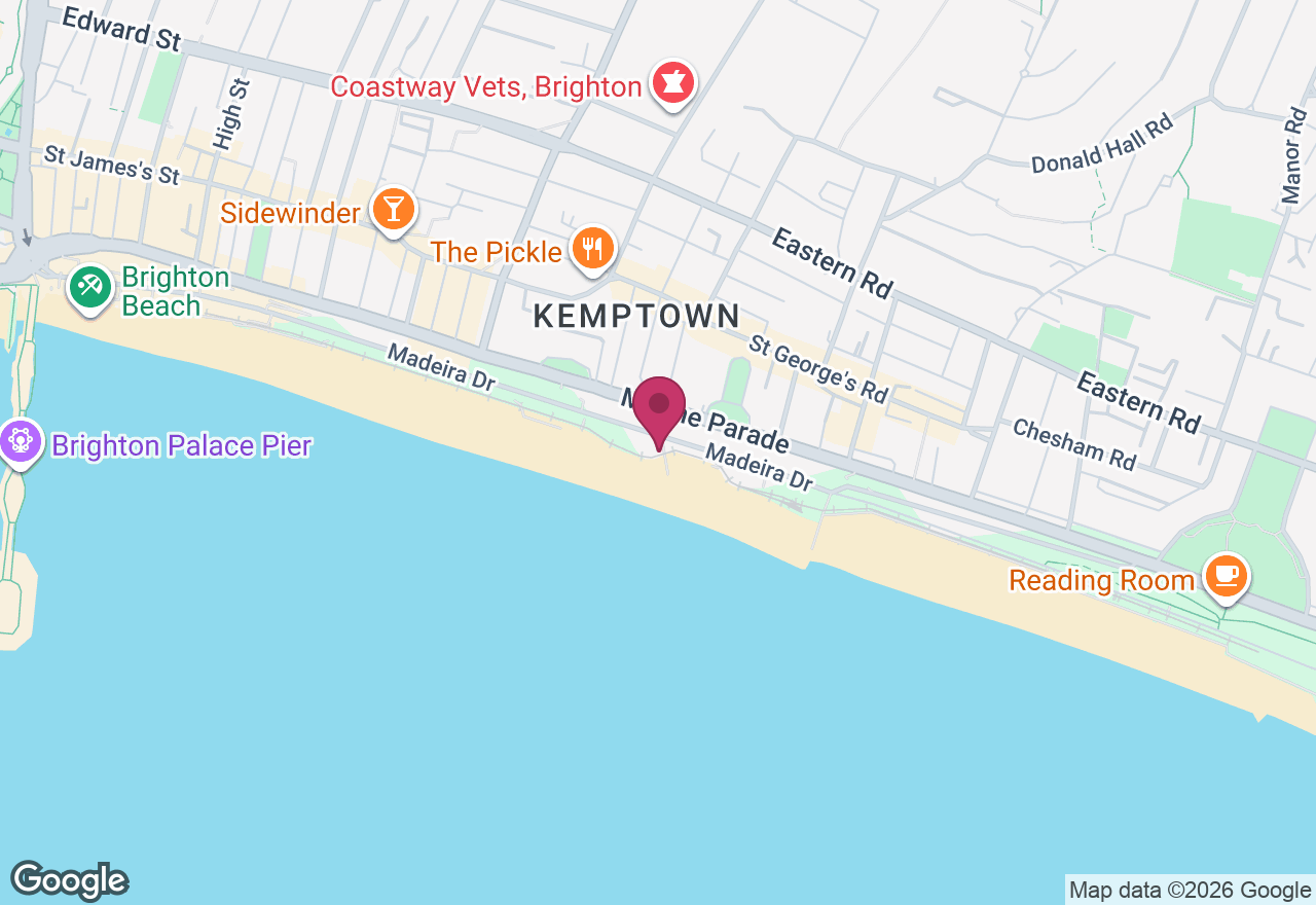 Festive Bauble Painting Workshop (Brighton) location