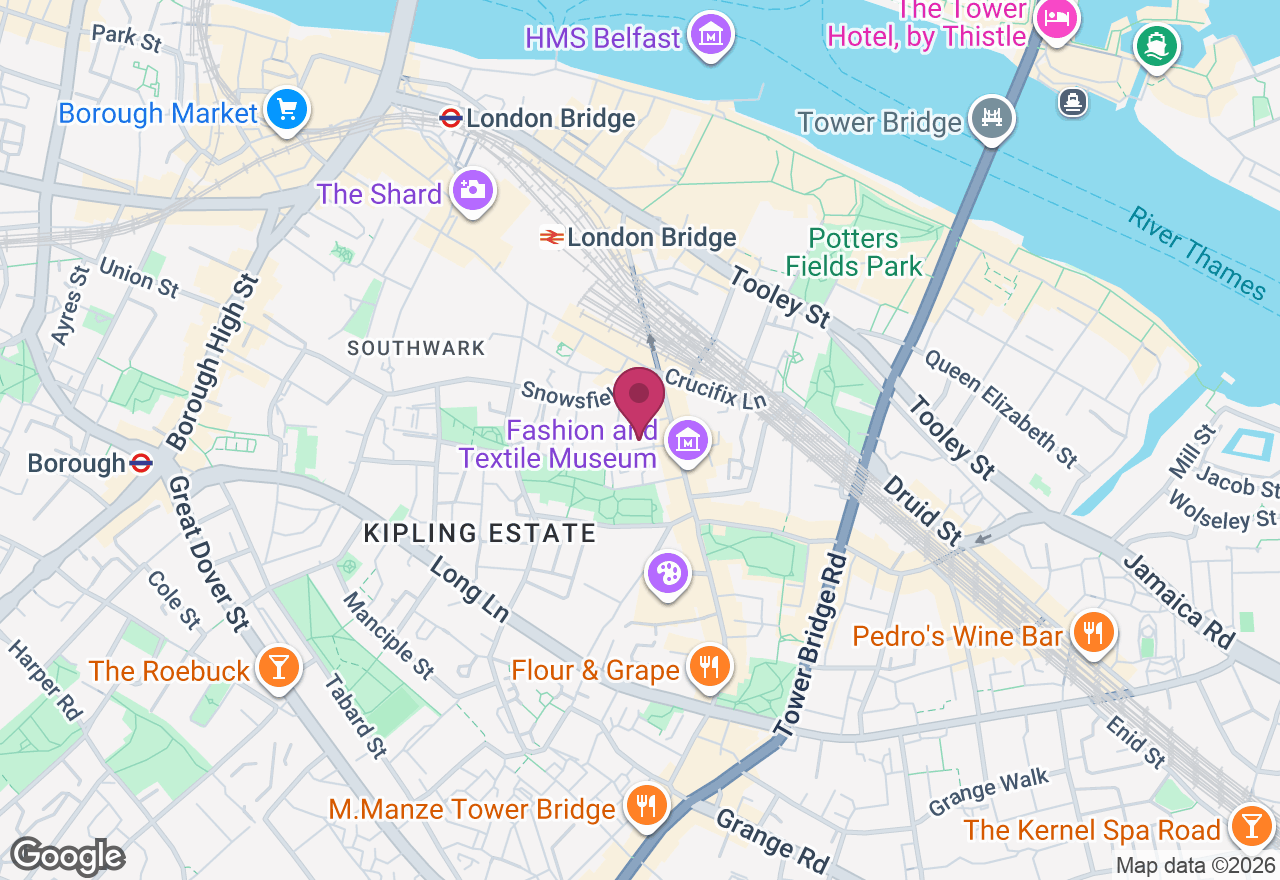 The Walking Wine Course: Bermondsey Wine Experience location