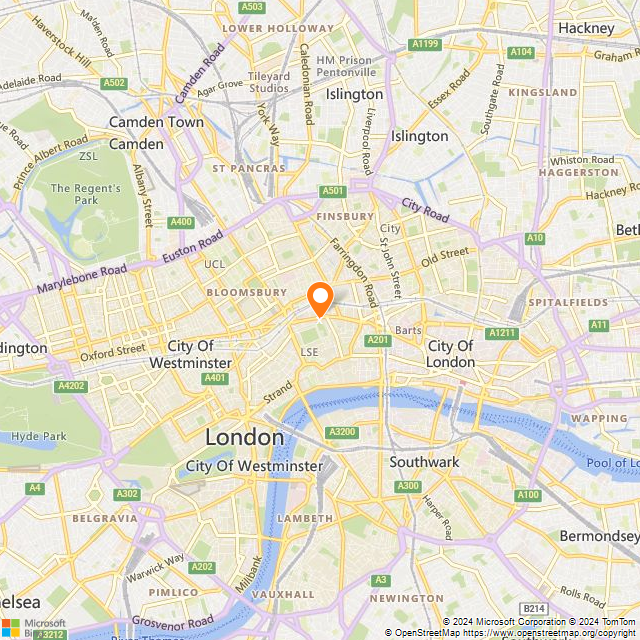 The London Art Bar location