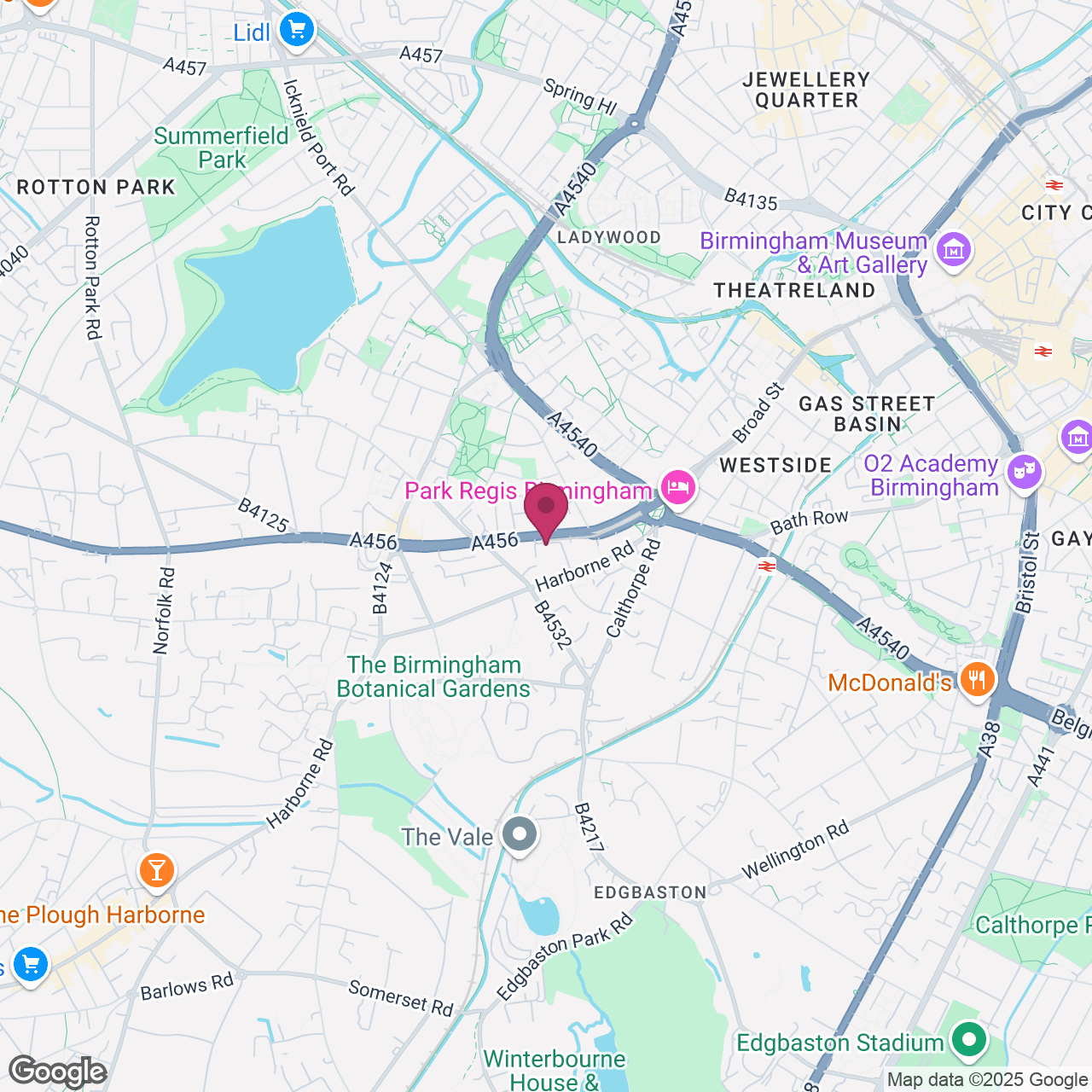 54 Hagley Road location