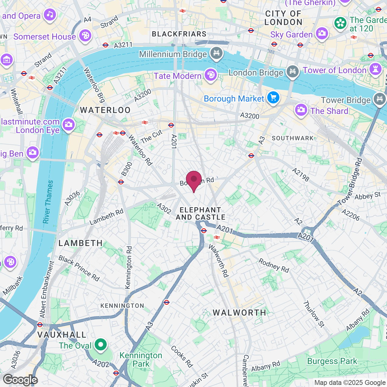 London South Bank University location