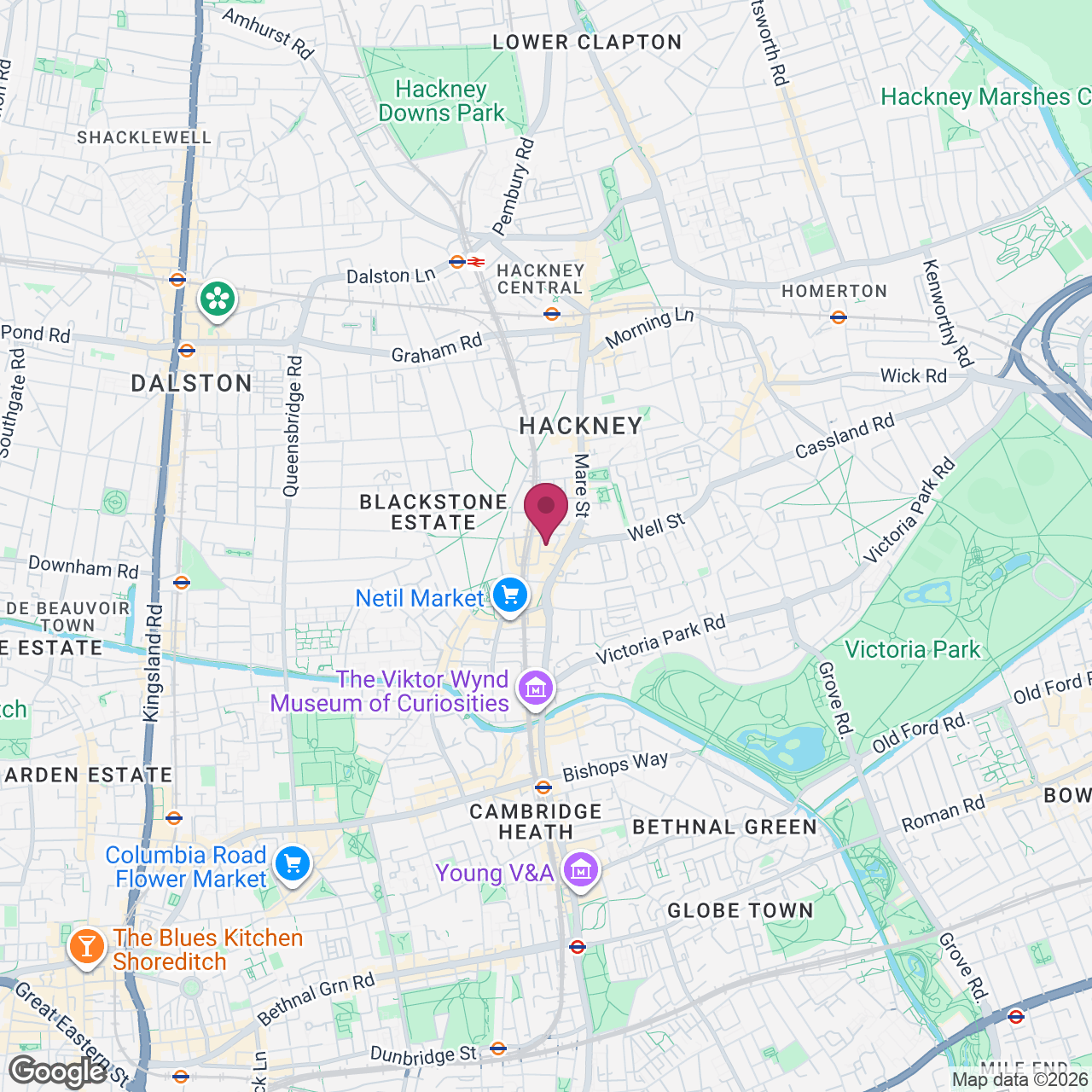 London Fields Fitness Studio location