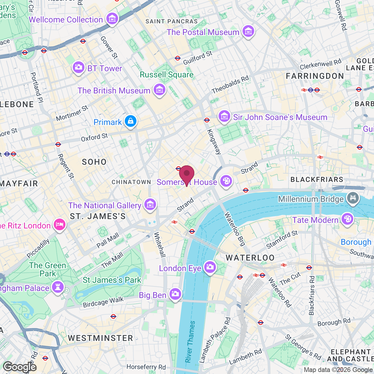 The Onion Room, 3 Henrietta Street location