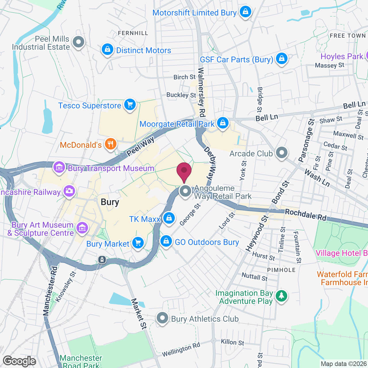 Alfred's location