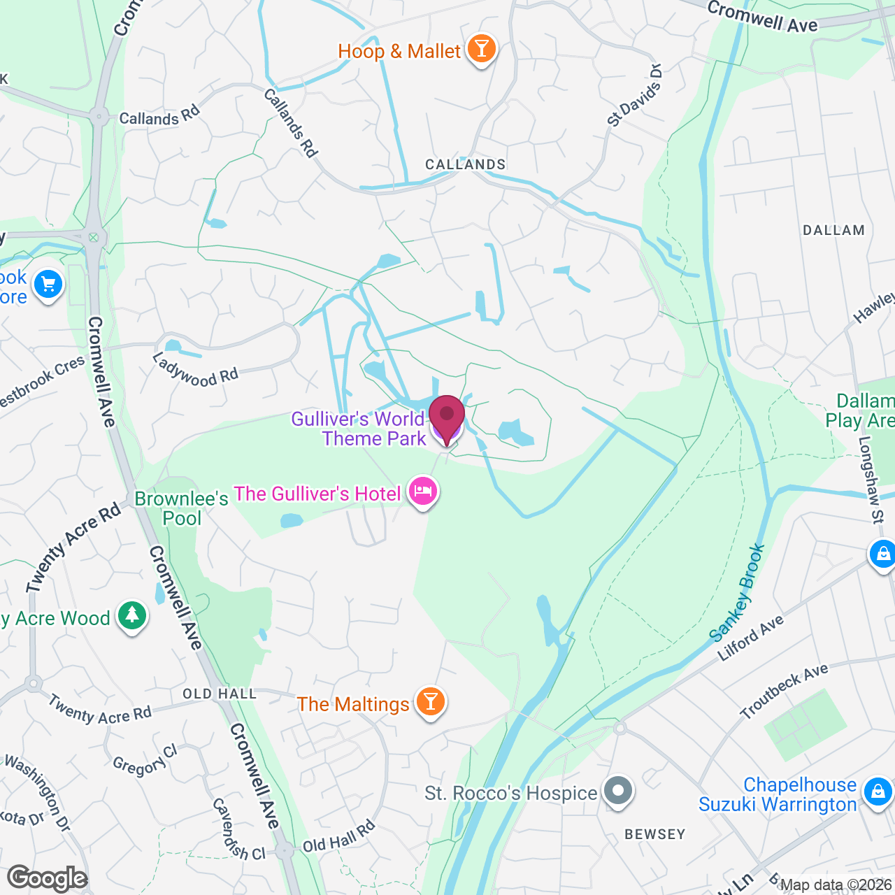 Gullivers World location