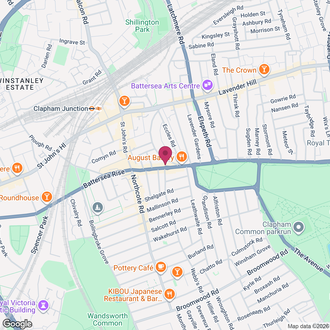 Artist's Cup location