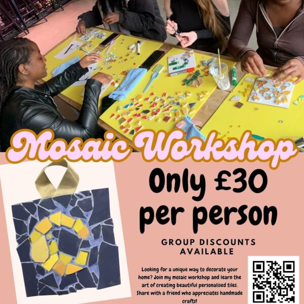 Glass and Mosaic class by A Journey Within Yourself