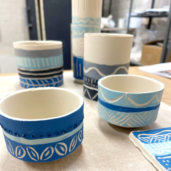 Photo from a Alex Allday Ceramics & Surface Pattern Design workshop