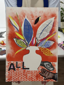 Print Making class by Allhands