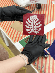 Print Making class by Allhands