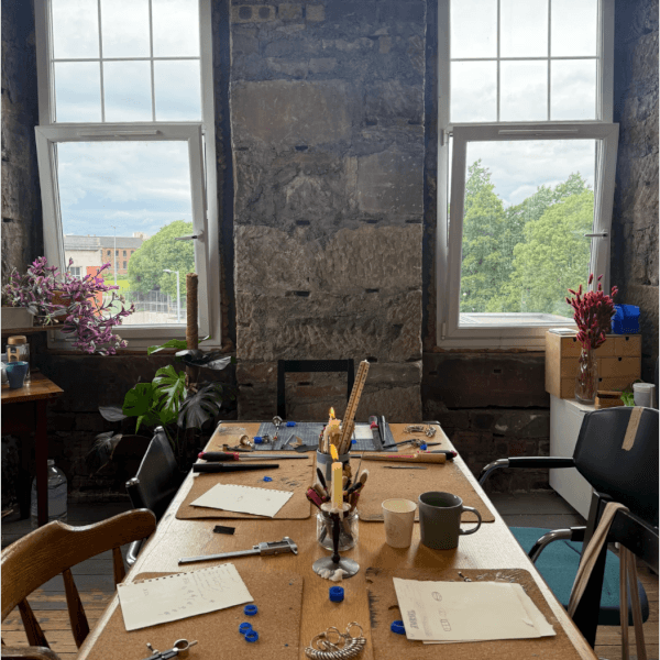 Photo from a Annie King Jewellery workshop
