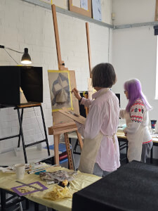 Painting class by art CLASS London