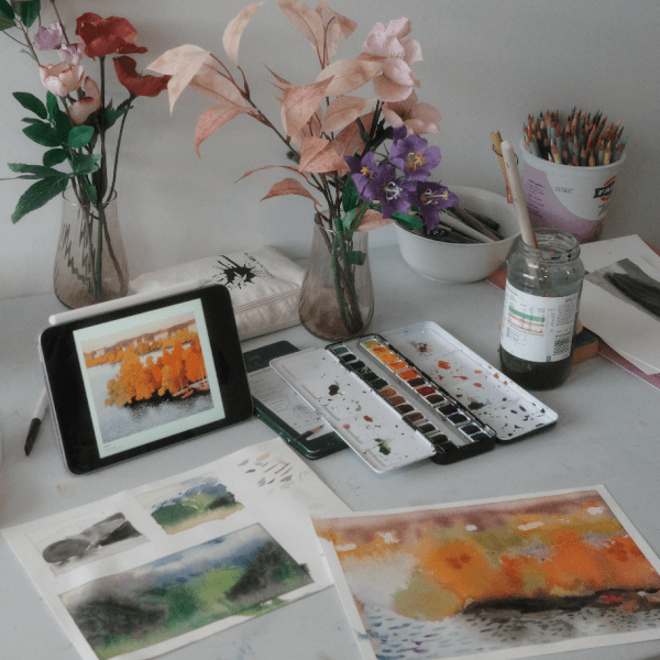 Painting class by Ash lab art studio