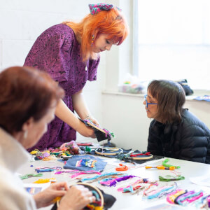 Textiles class by Ashley Jess Knight