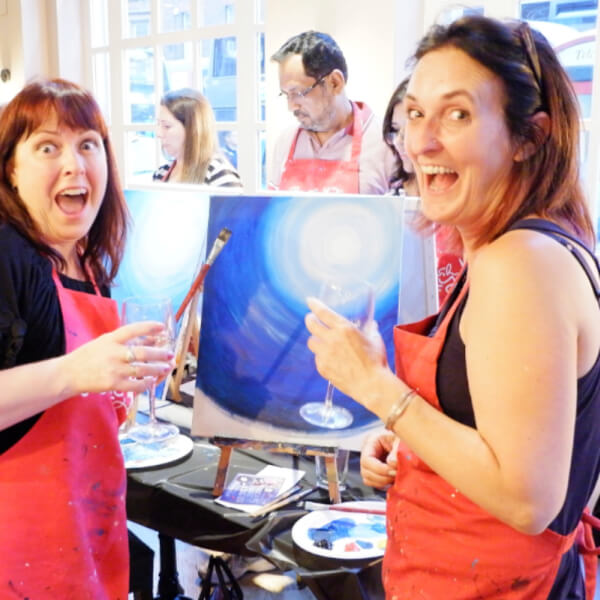 Painting class by Brush Party