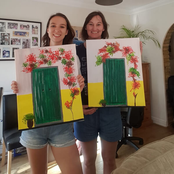 Painting class by Brush Party
