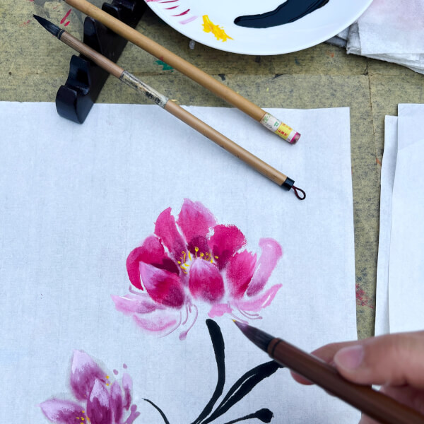 Painting class by BrushBonheur with Jasmine Chan