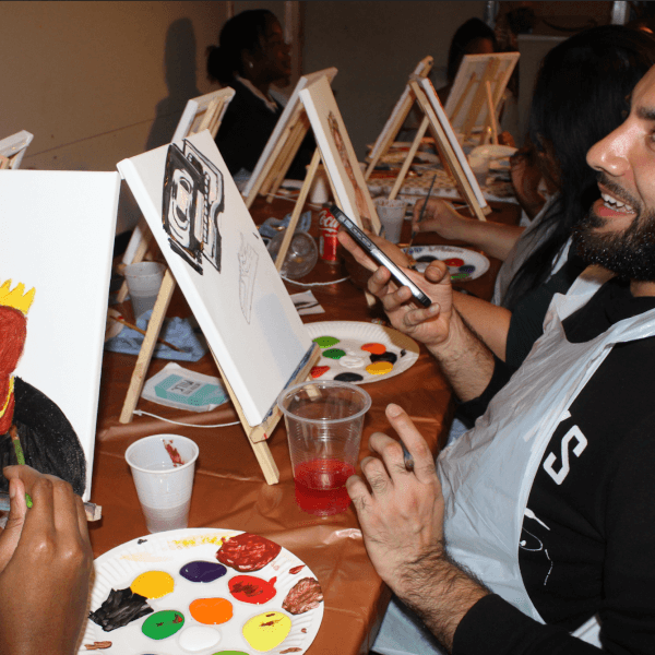 Painting class by Brushndrink