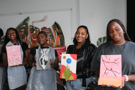 Painting class by Brushndrink